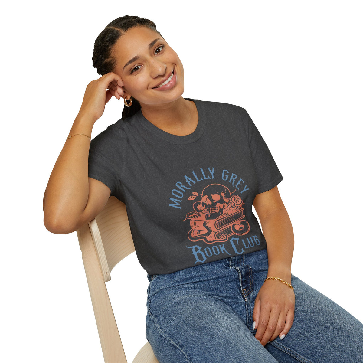 Morally Grey Book Club T-Shirt - T-Shirt - TheSpinedLife