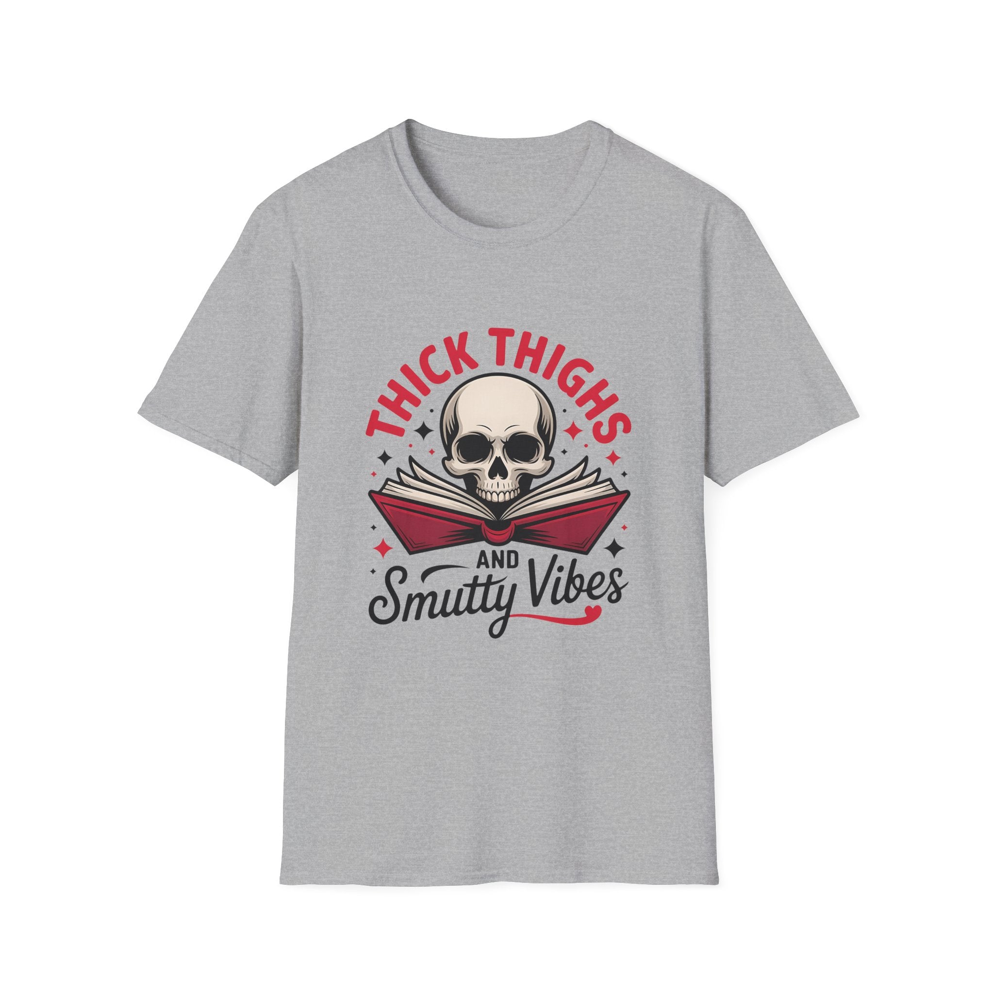 Thick Thighs and Smutty Vibes Tee - T-Shirt - TheSpinedLife