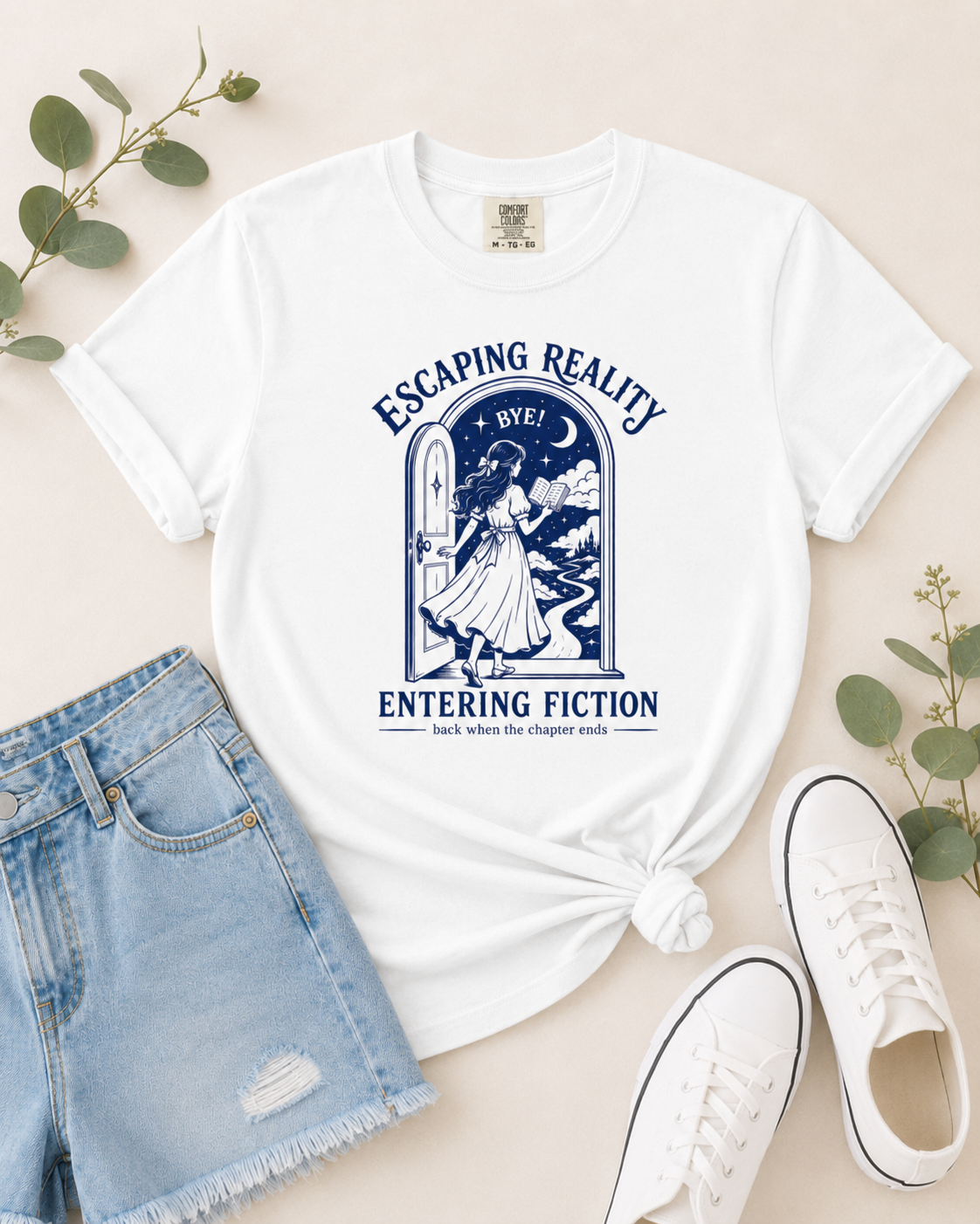 Escaping Reality, Entering Fiction Tee