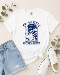Escaping Reality, Entering Fiction Tee - T-SHIRT - TheSpinedLife