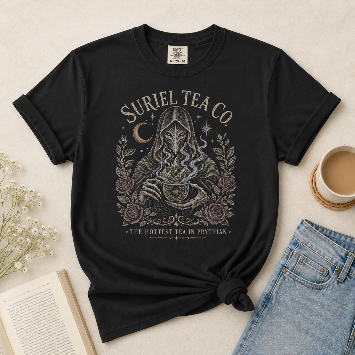 Suriel Tea Co. Tee | The Hottest Tea in Prythian