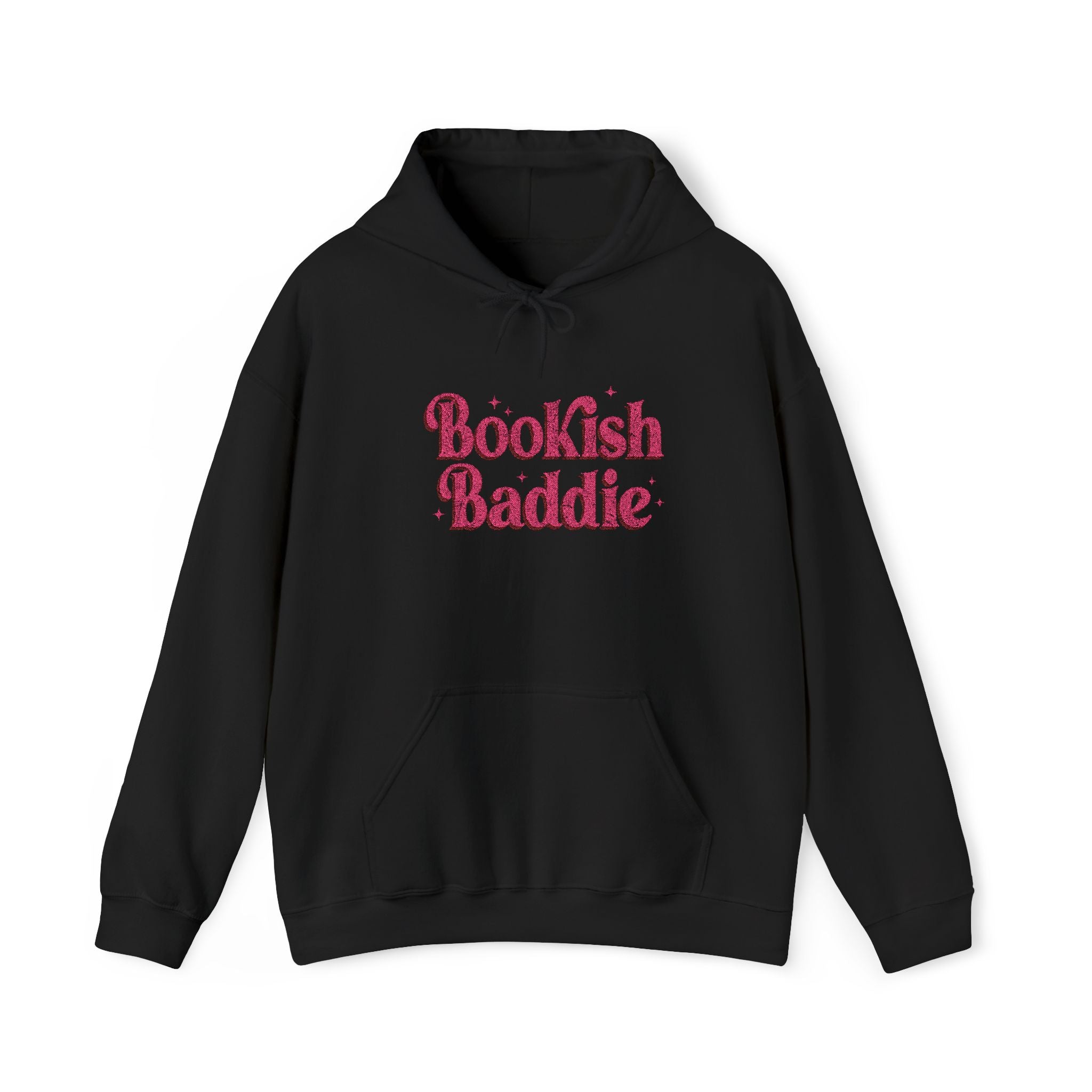 Bookish Baddie Embroidered Hoodie - Hoodie - TheSpinedLife