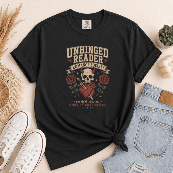 Unhinged Reader Romance Society Tee