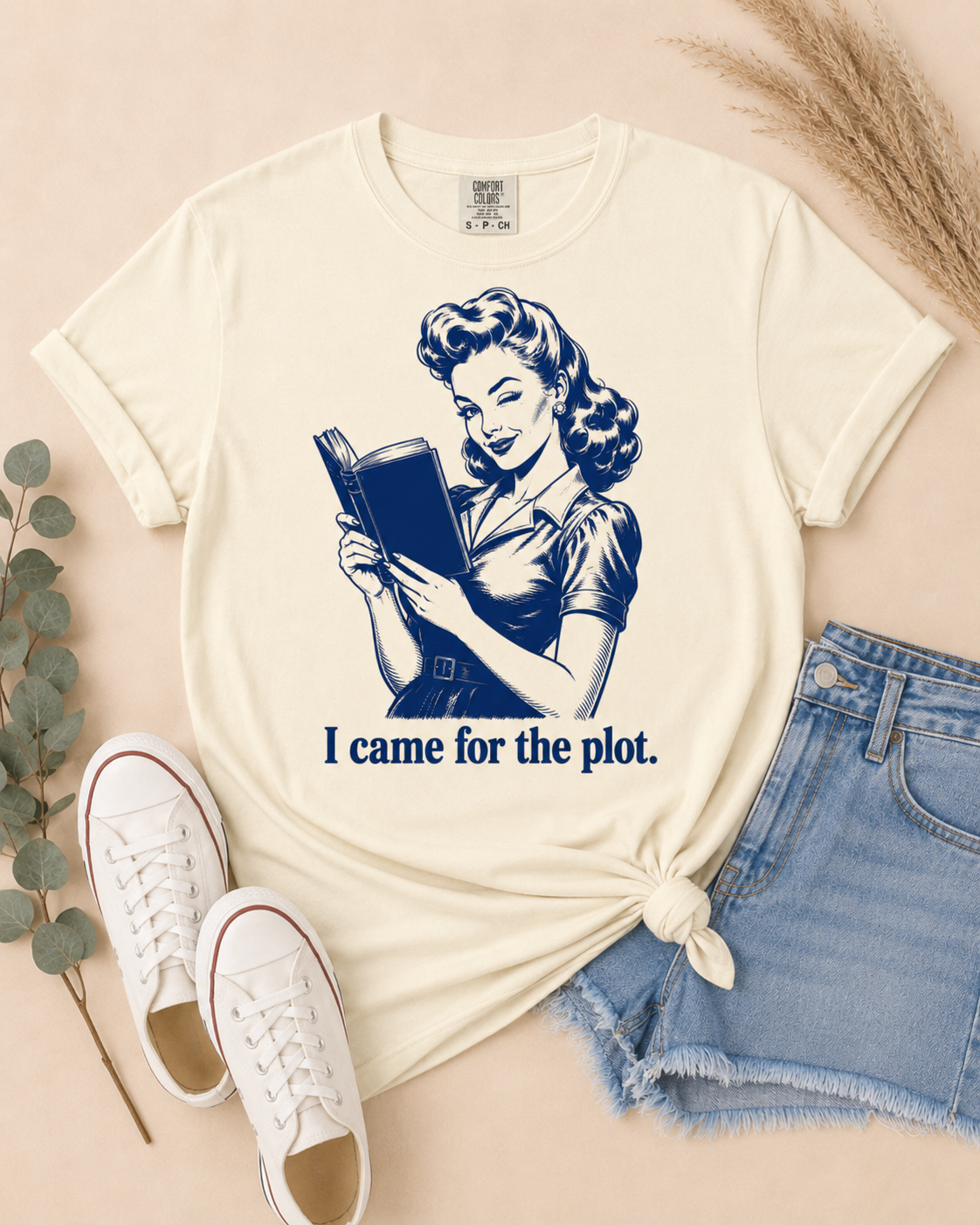 "I Came for the Plot" Bookish Tee