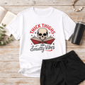Thick Thighs and Smutty Vibes Tee - T-Shirt - TheSpinedLife