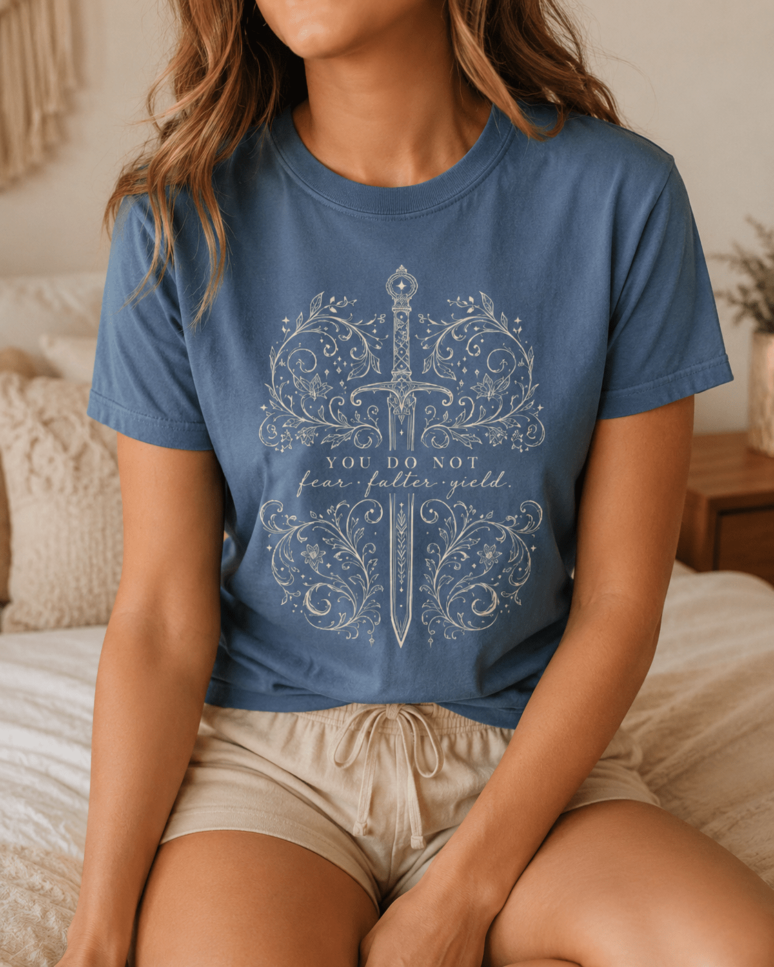 You Do Not Fear Falter Yield Graphic Tee - T-SHIRT - TheSpinedLife