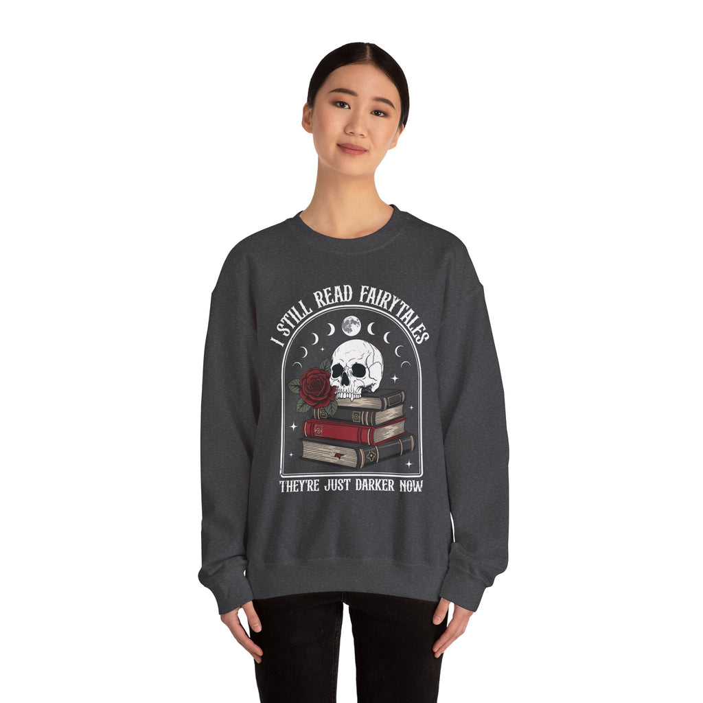 Darker Fairytales | Skeleton Graphic Crewneck - Sweatshirt - TheSpinedLife