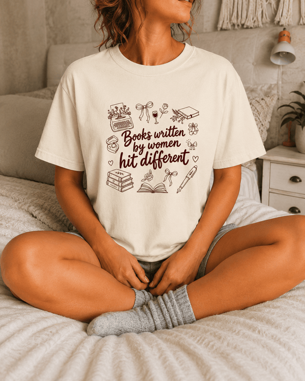 Books Written by Women Hit Different Tee