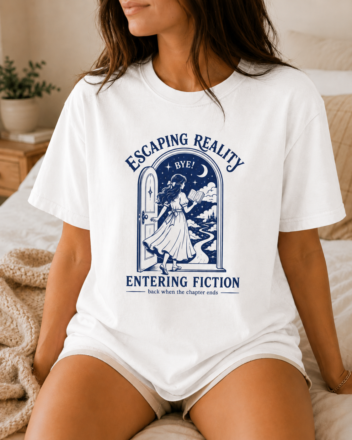 Escaping Reality, Entering Fiction Tee