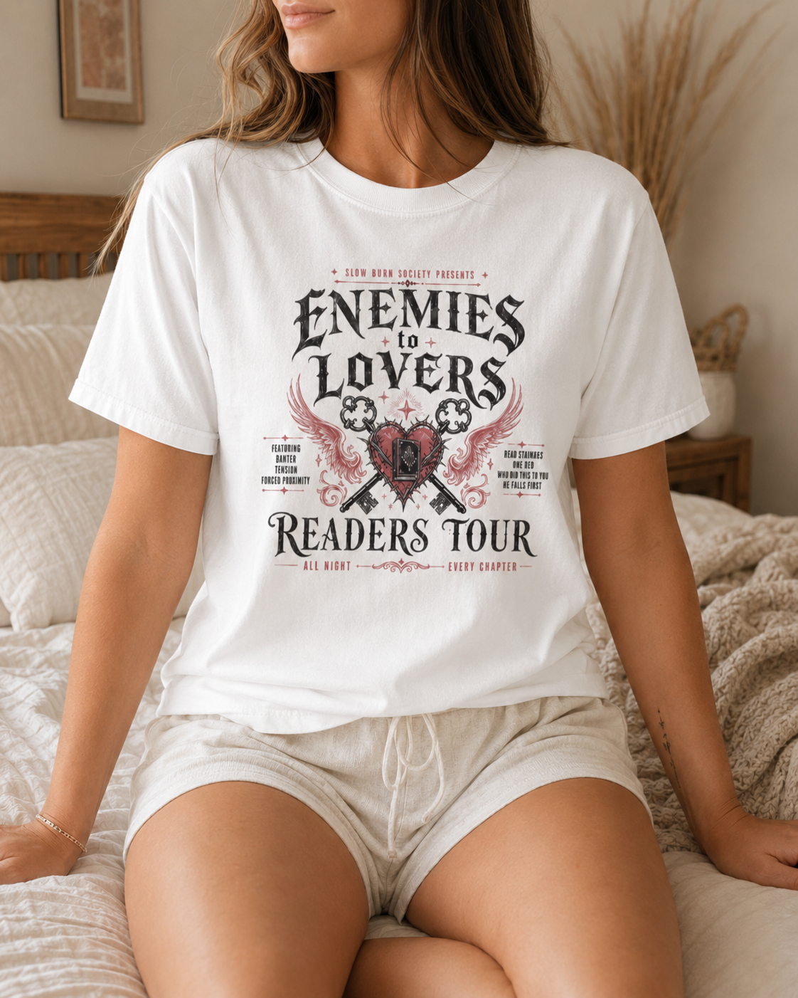 Enemies to Lovers Readers Tour Tee