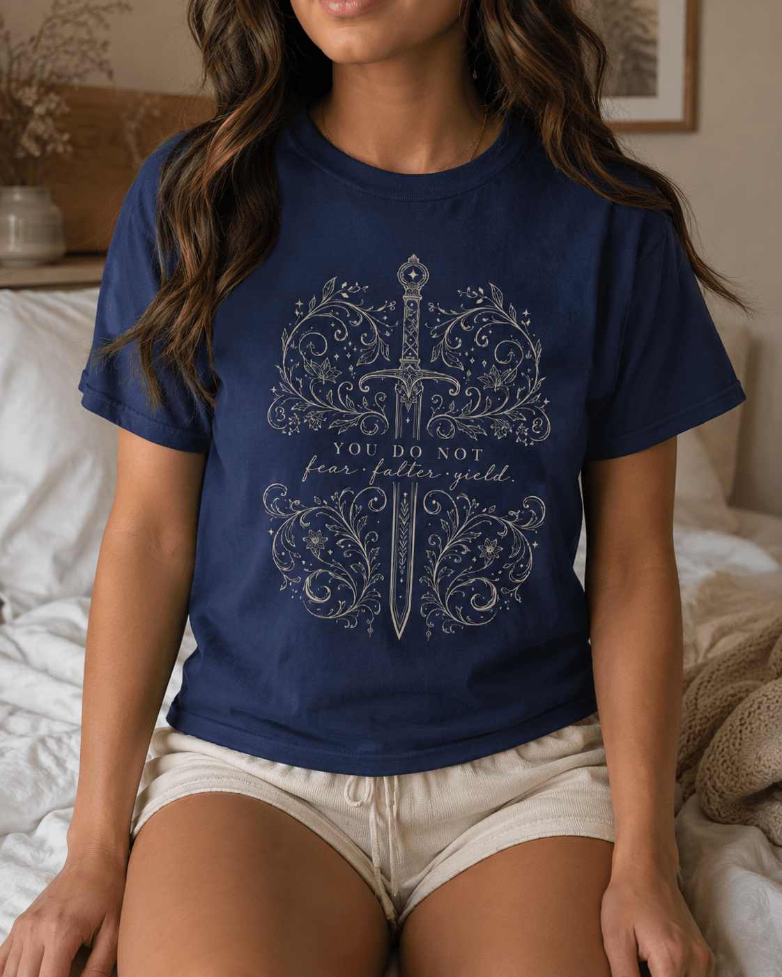 You Do Not Fear Falter Yield Graphic Tee - T-SHIRT - TheSpinedLife