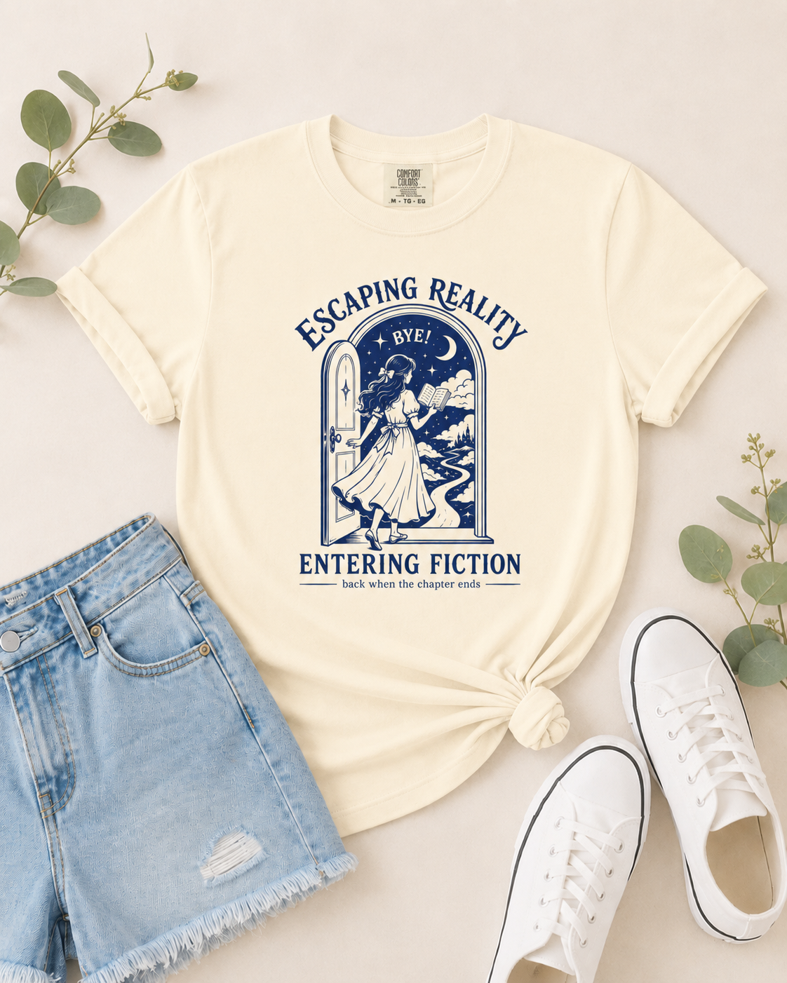 Escaping Reality, Entering Fiction Tee
