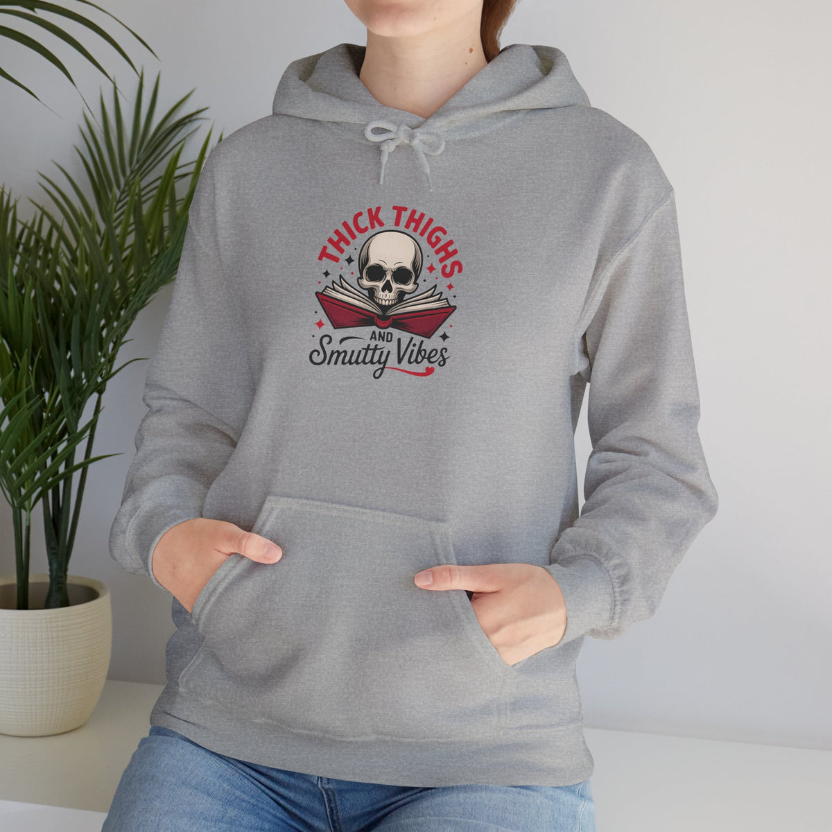 Thick Thighs and Smutty Vibes Hoodie - Hoodie - TheSpinedLife