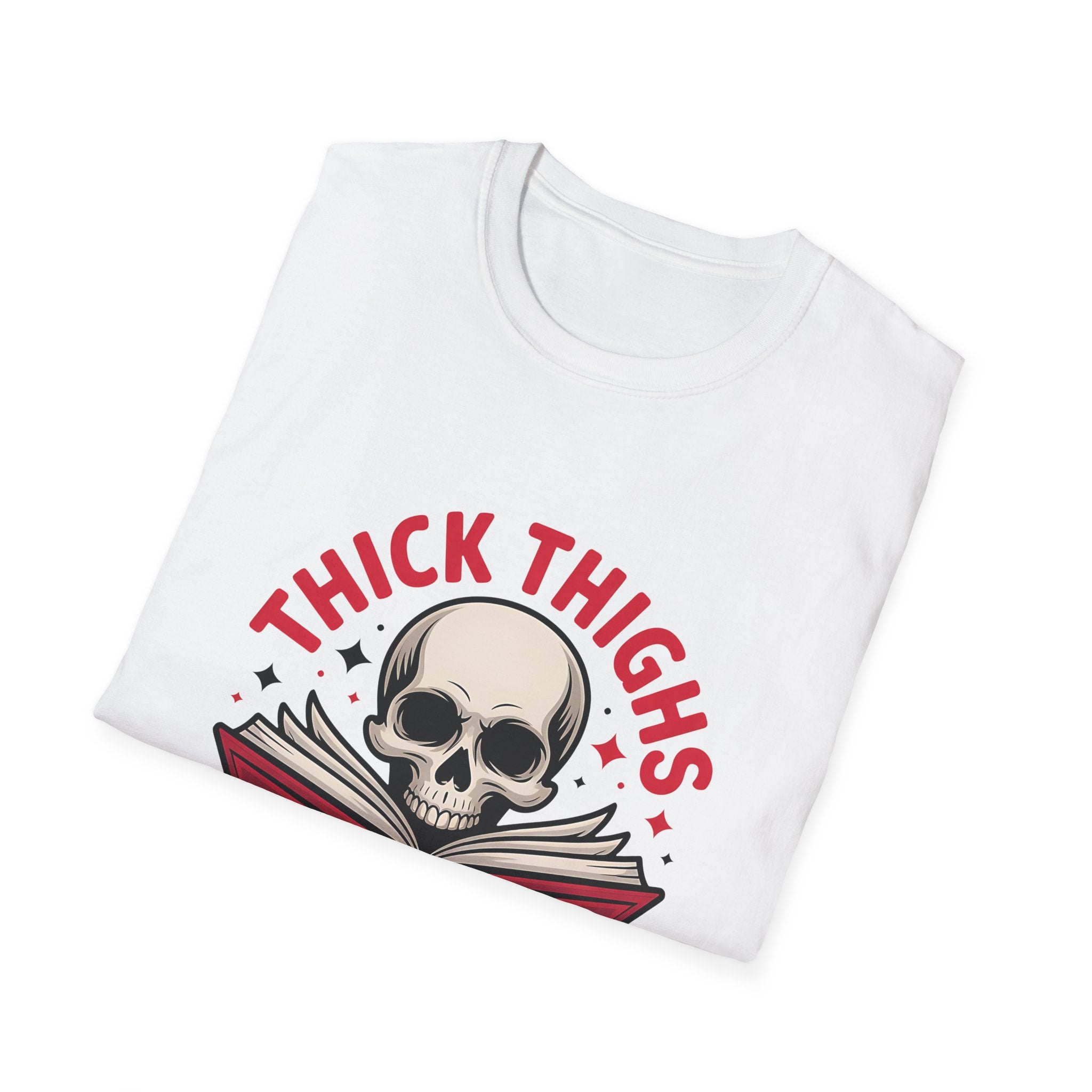 Thick Thighs and Smutty Vibes Tee - T-Shirt - TheSpinedLife