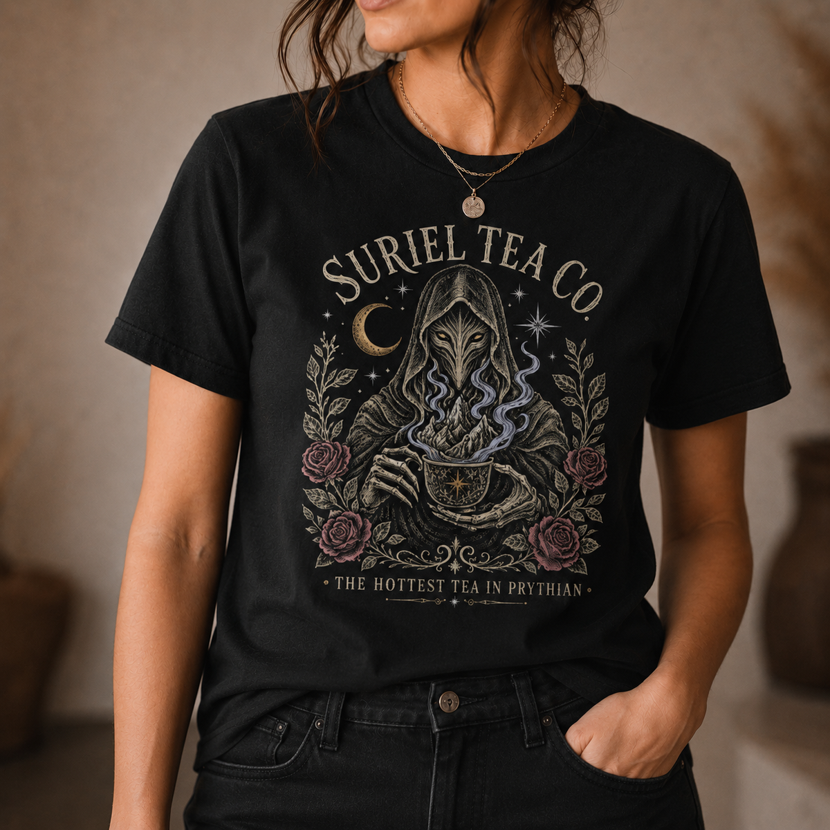 Suriel Tea Co. Tee | The Hottest Tea in Prythian