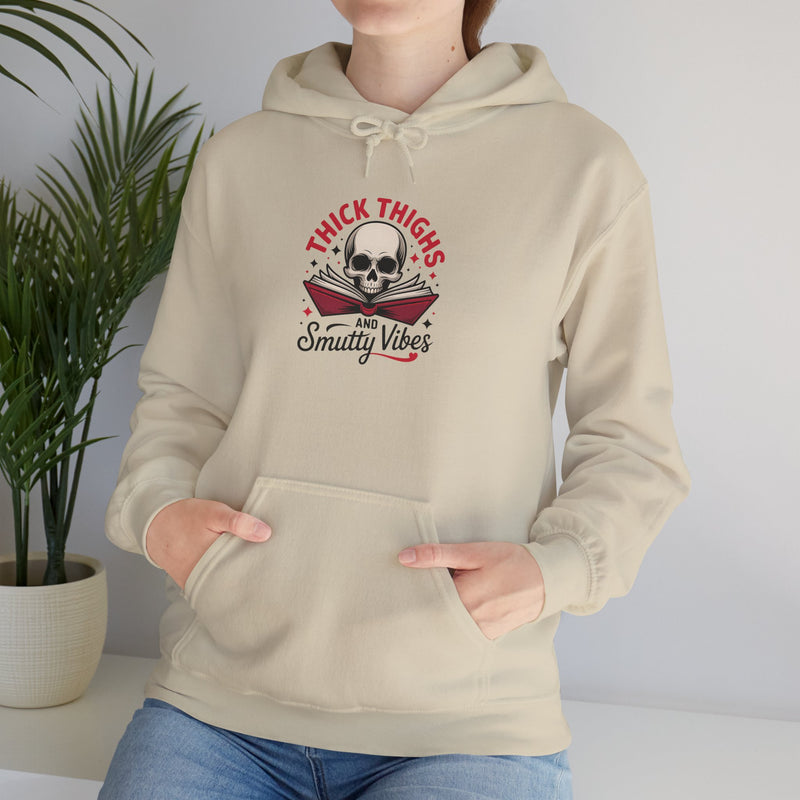 Thick Thighs and Smutty Vibes Hoodie - Hoodie - TheSpinedLife