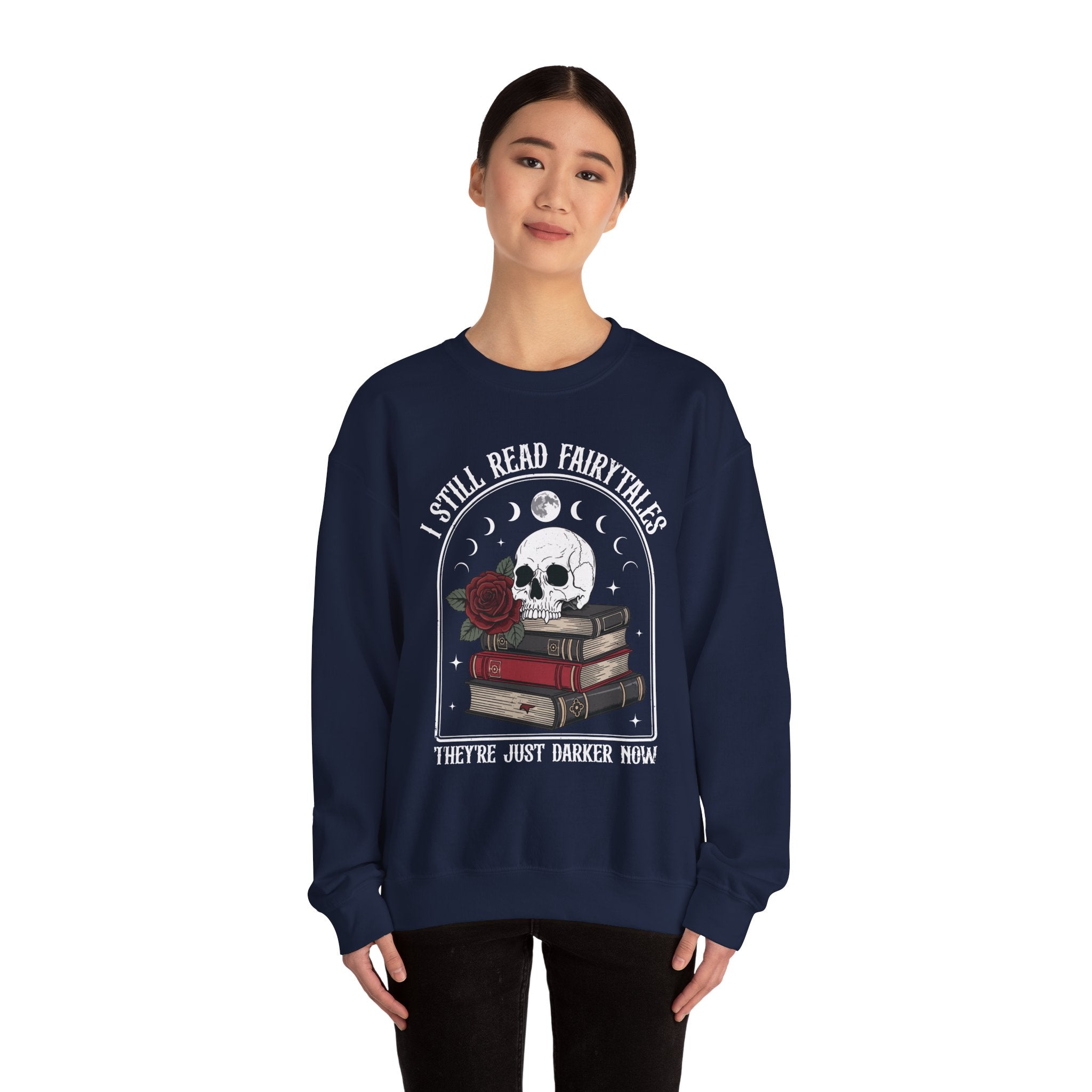 Darker Fairytales | Skeleton Graphic Crewneck - Sweatshirt - TheSpinedLife