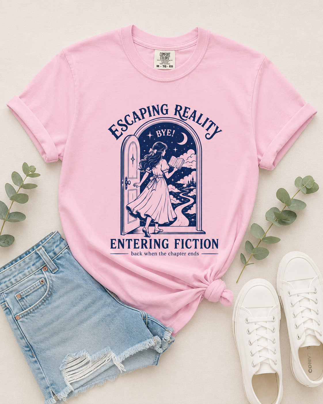 Escaping Reality, Entering Fiction Tee