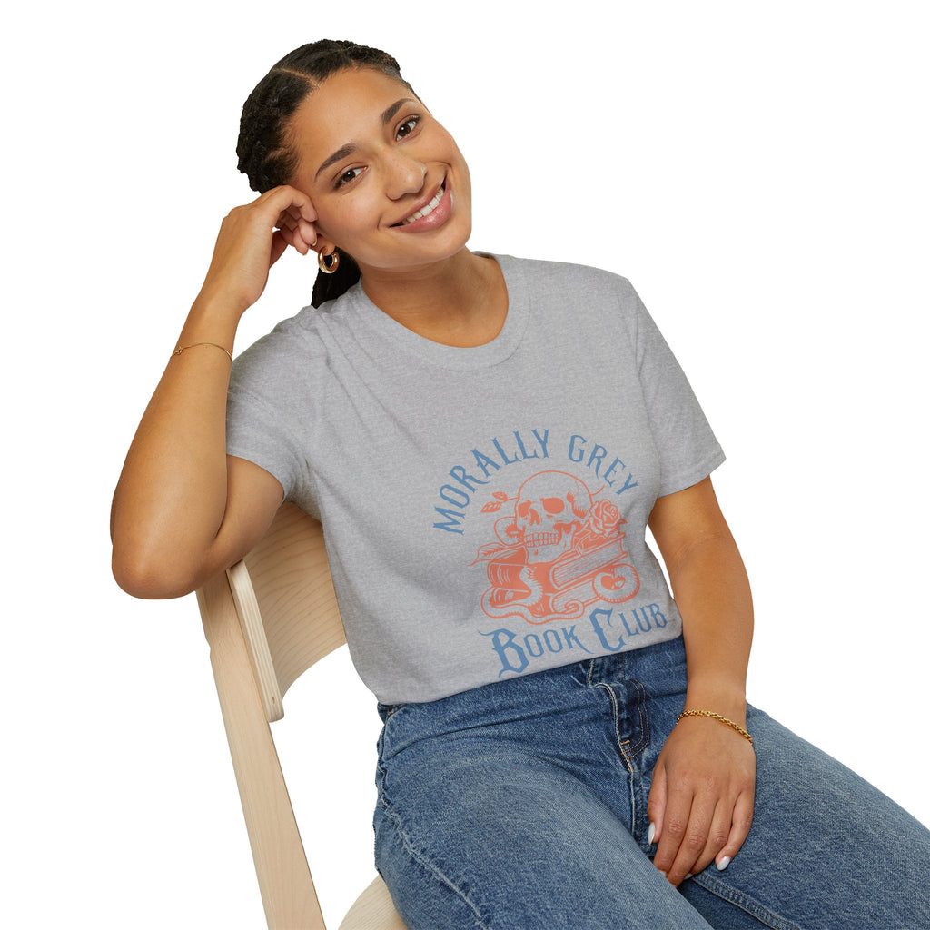 Morally Grey Book Club T-Shirt - T-Shirt - TheSpinedLife