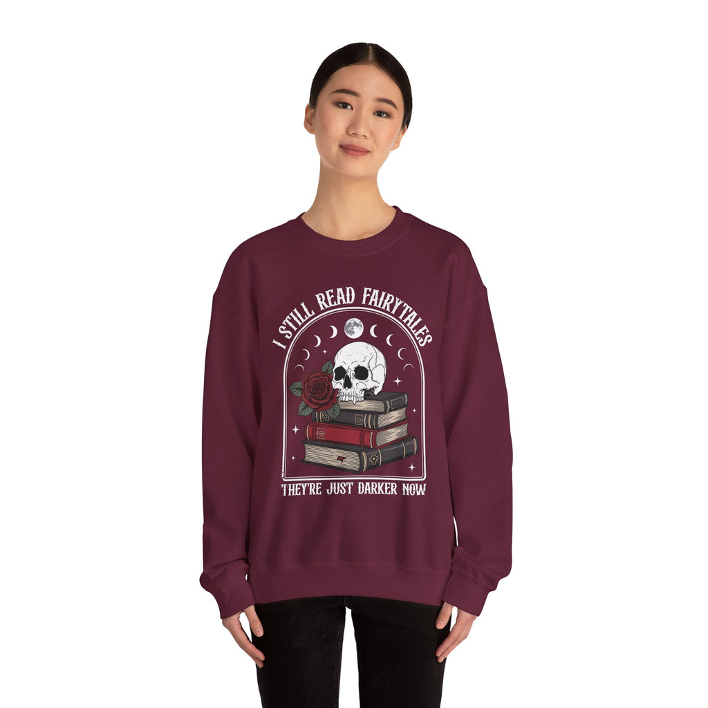 Darker Fairytales | Skeleton Graphic Crewneck - Sweatshirt - TheSpinedLife