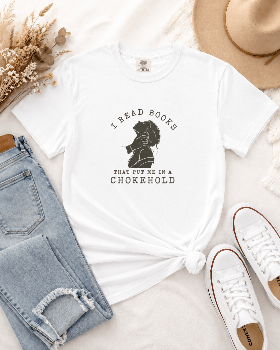 Chokehold Books Graphic Tee - T - SHIRT - TheSpinedLife