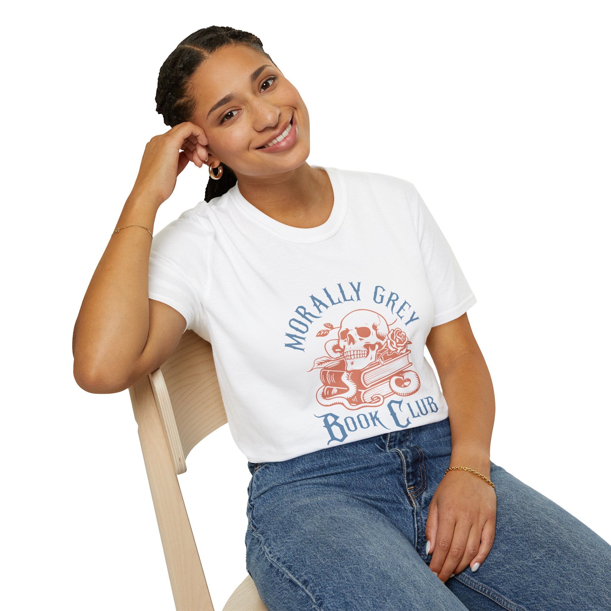 Morally Grey Book Club T-Shirt - T-Shirt - TheSpinedLife