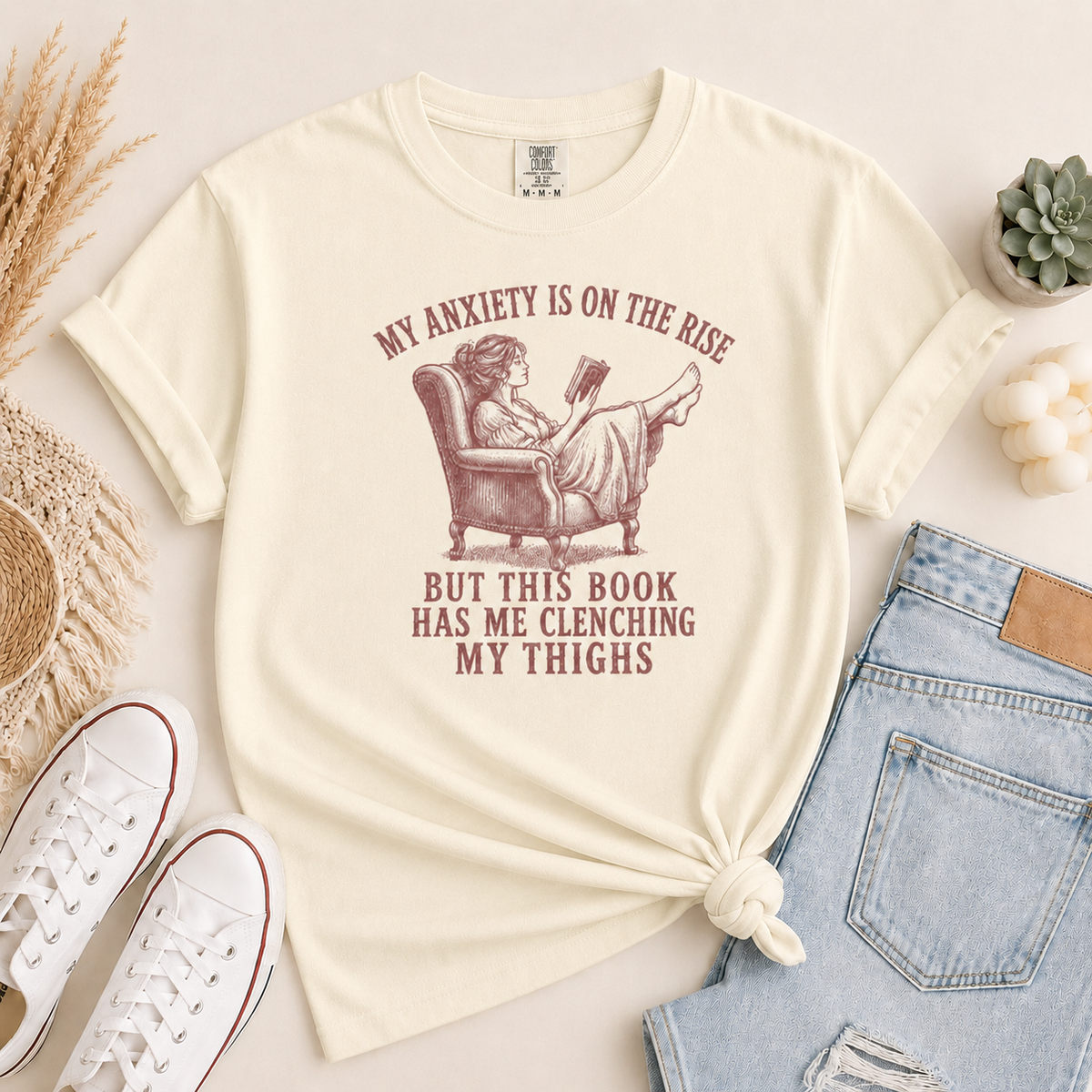 My Anxiety Is On The Rise Graphic Tee