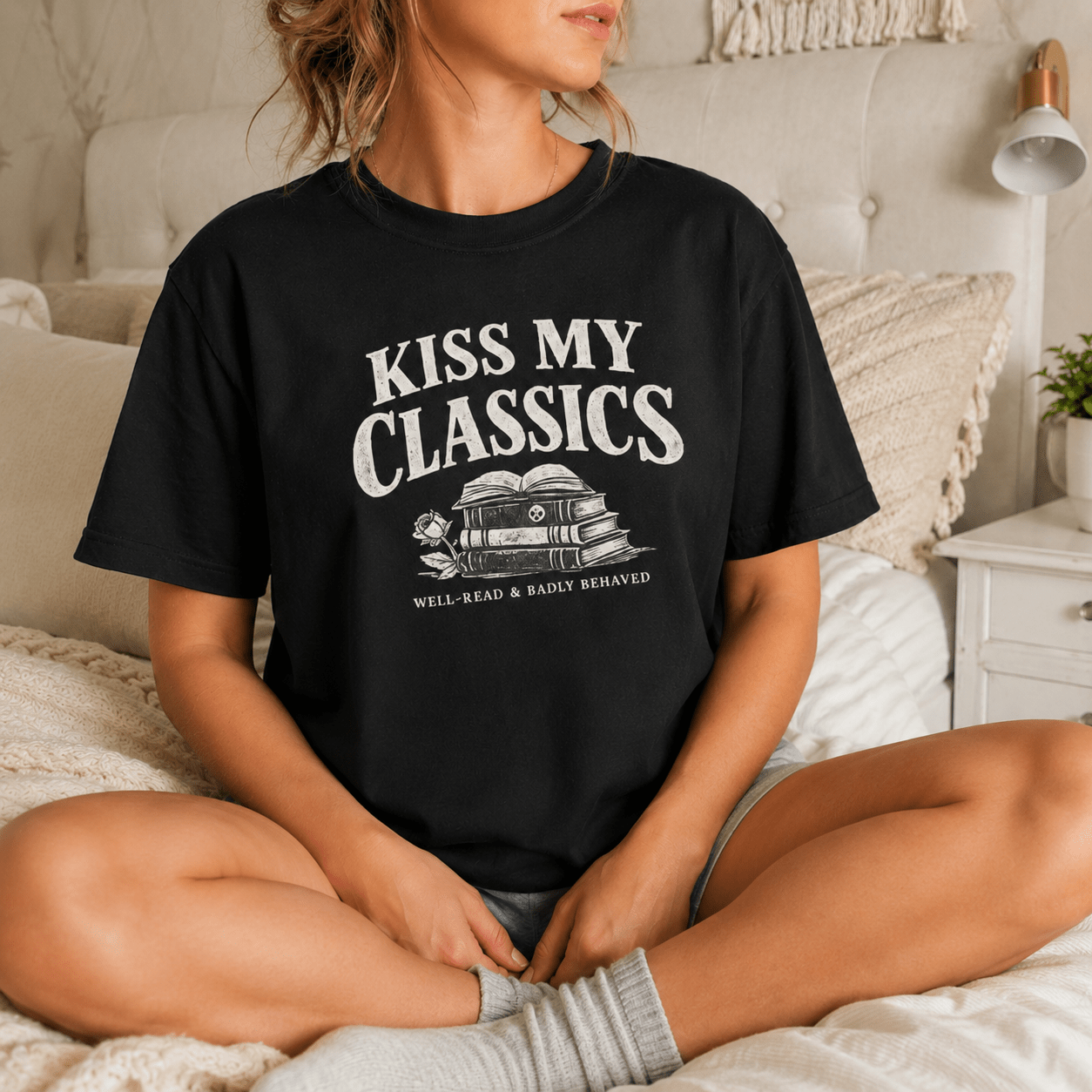 Kiss My Classics Graphic Tee - T - SHIRT - TheSpinedLife