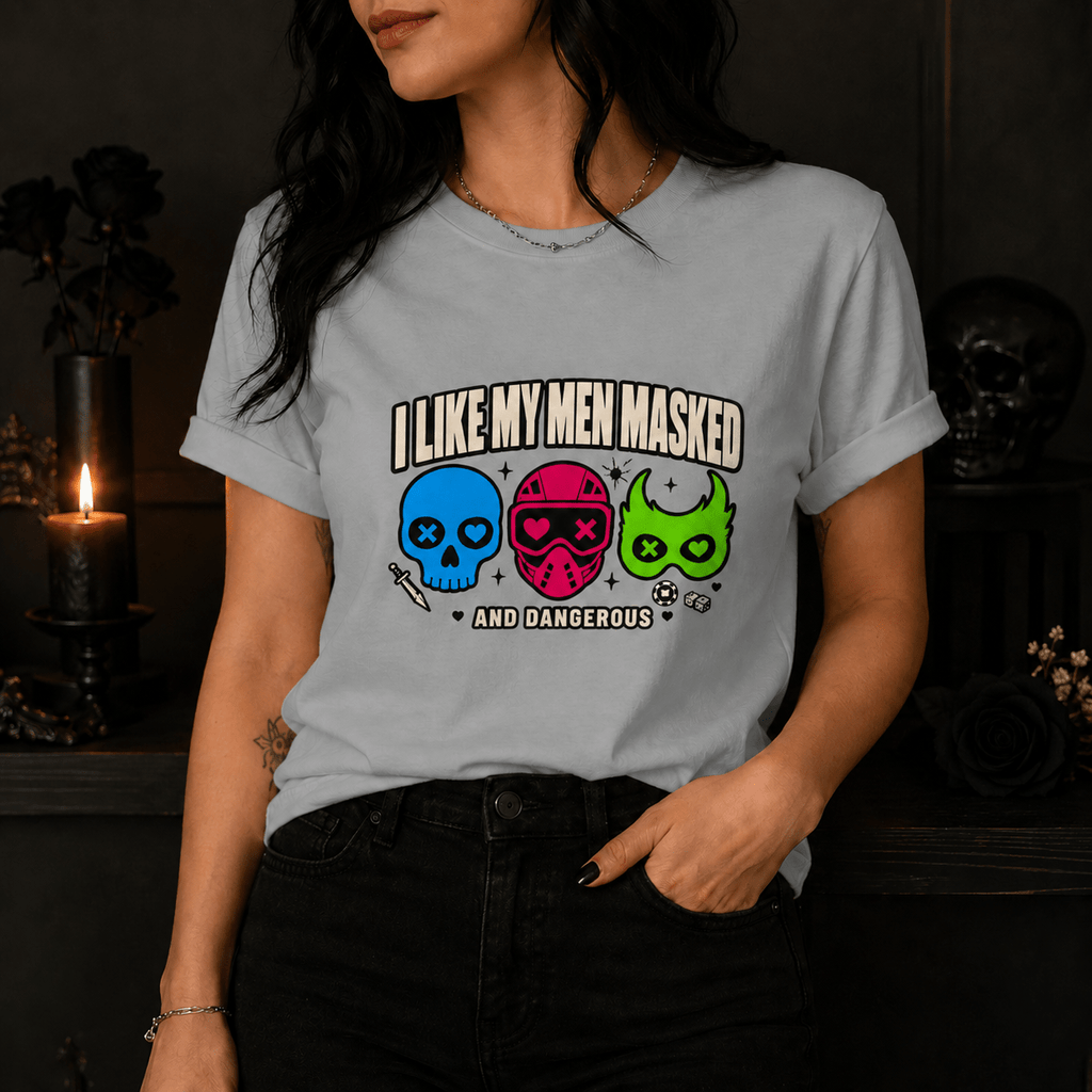 Masked Men Graphic Tee - T - SHIRT - TheSpinedLife