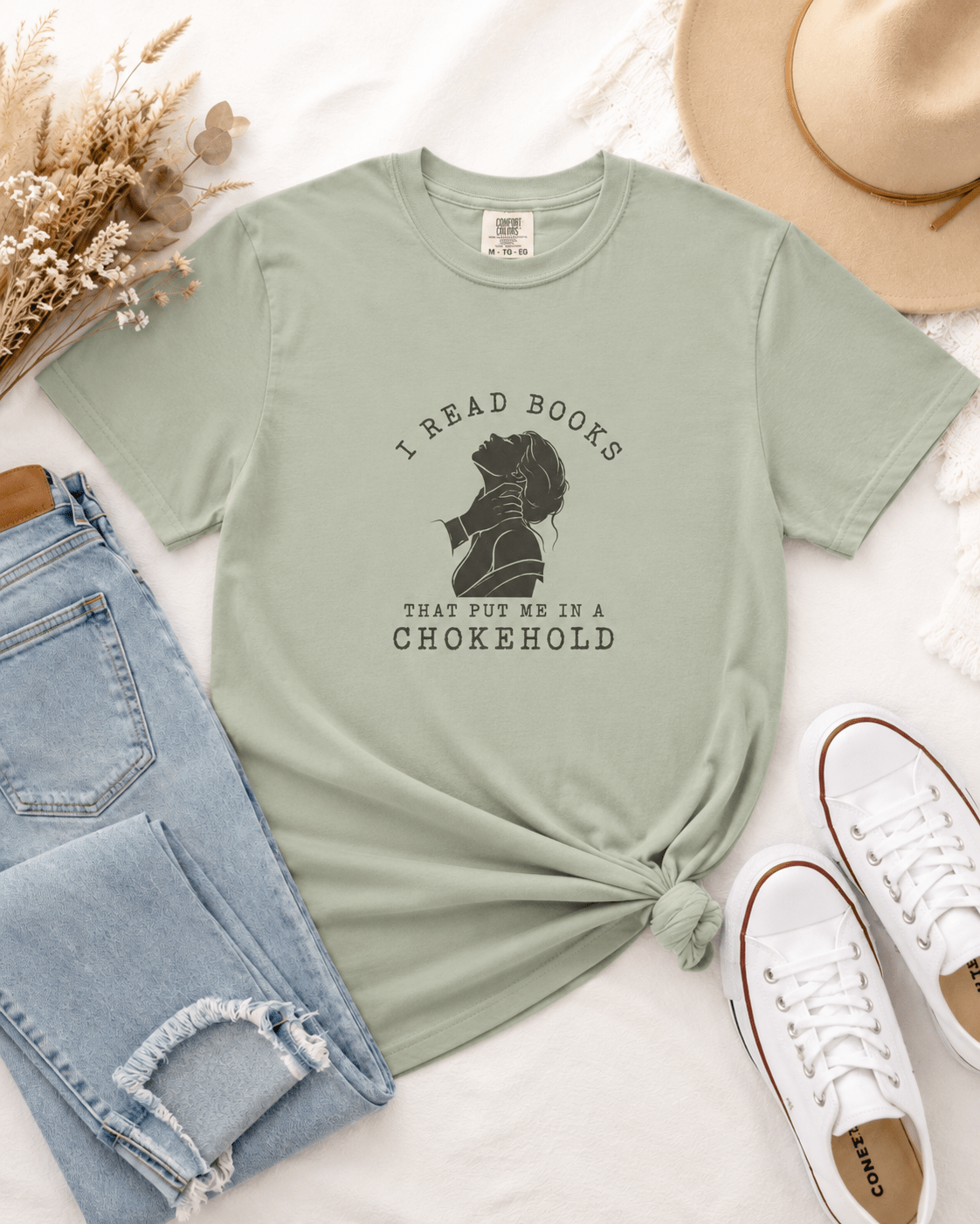 Chokehold Books Graphic Tee - T - SHIRT - TheSpinedLife