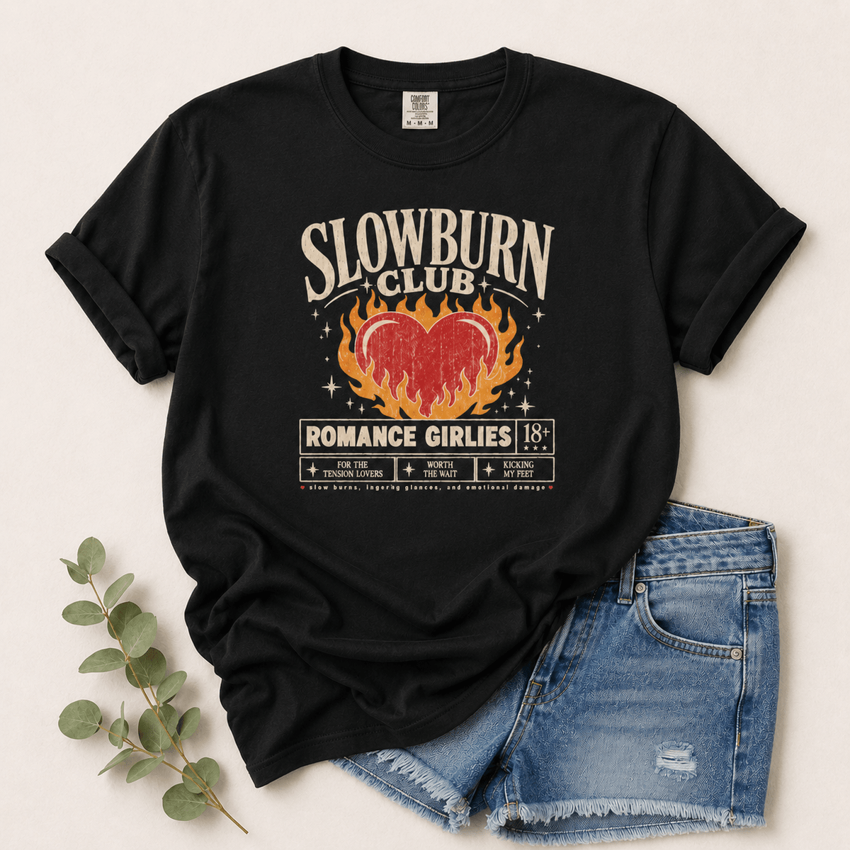Slowburn Club Tee - T-SHIRT - TheSpinedLife