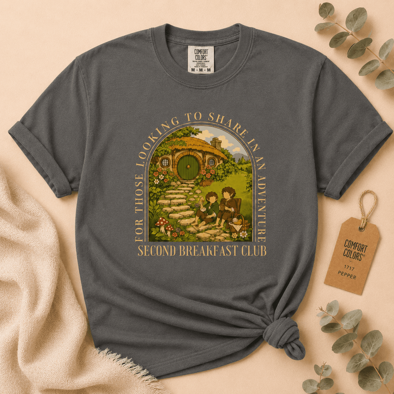 Second Breakfast Club Tee - T-SHIRT - TheSpinedLife