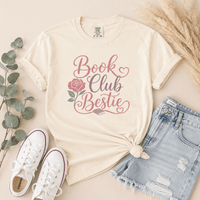 Book Club Bestie Graphic Tee - T-SHIRT - TheSpinedLife