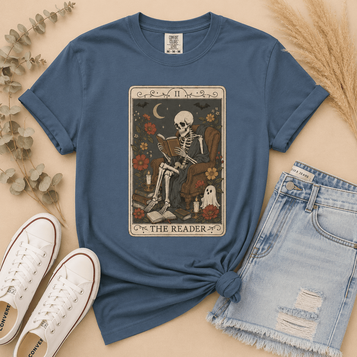 The Reader Tarot Card Tee - T-SHIRT - TheSpinedLife