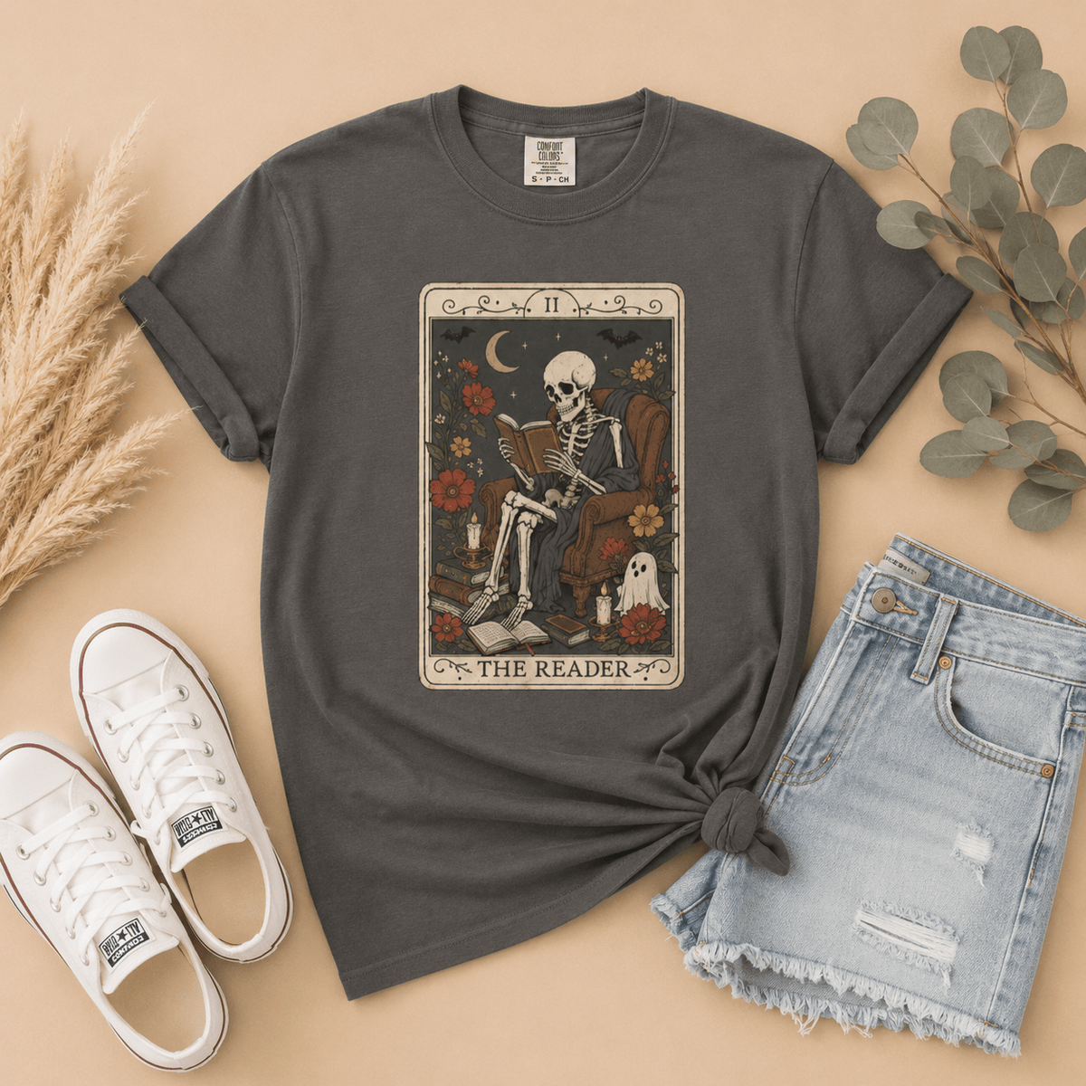The Reader Tarot Card Tee - T-SHIRT - TheSpinedLife