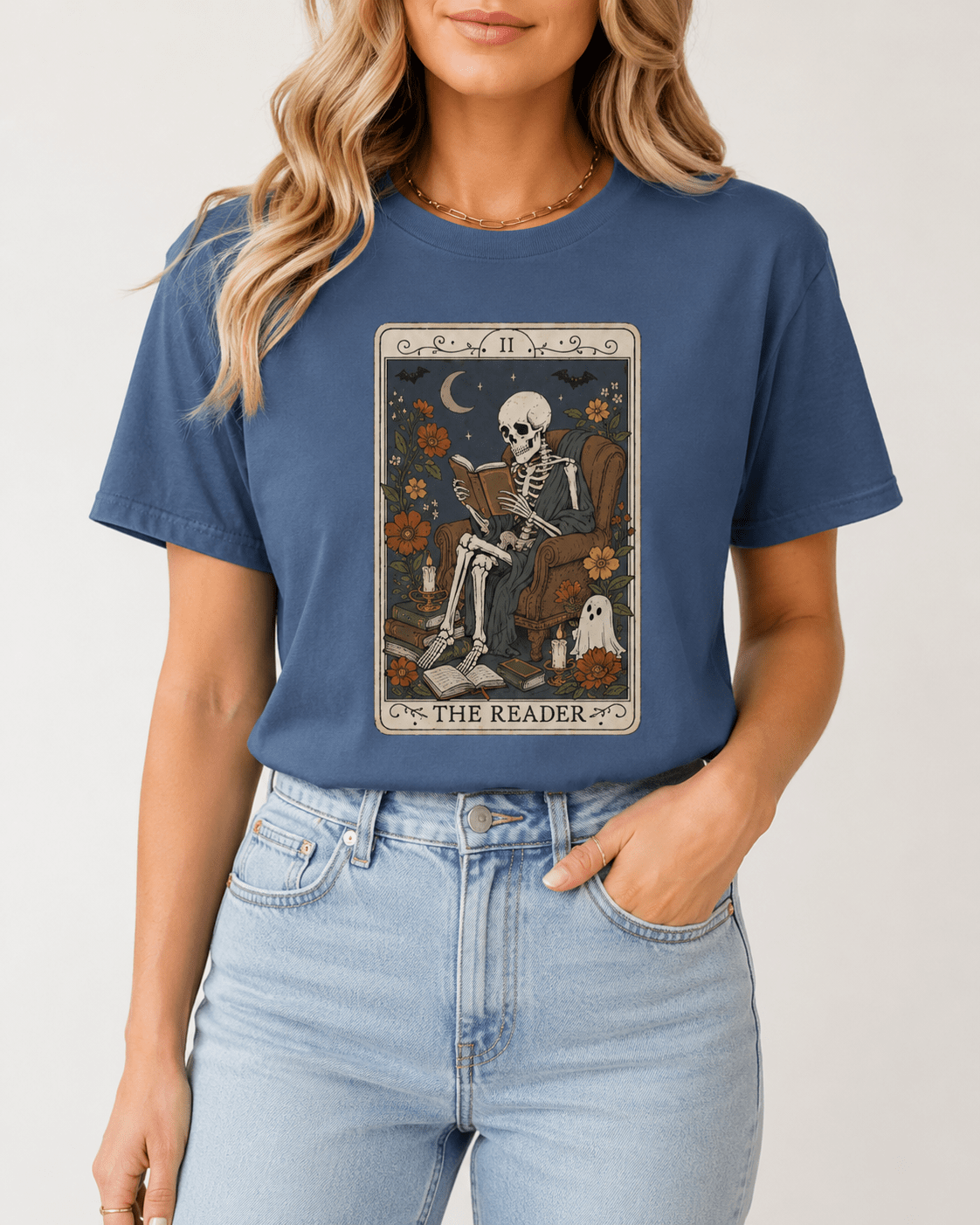 The Reader Tarot Card Tee - T-SHIRT - TheSpinedLife