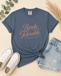 Barely Tolerable Without a Book Tee