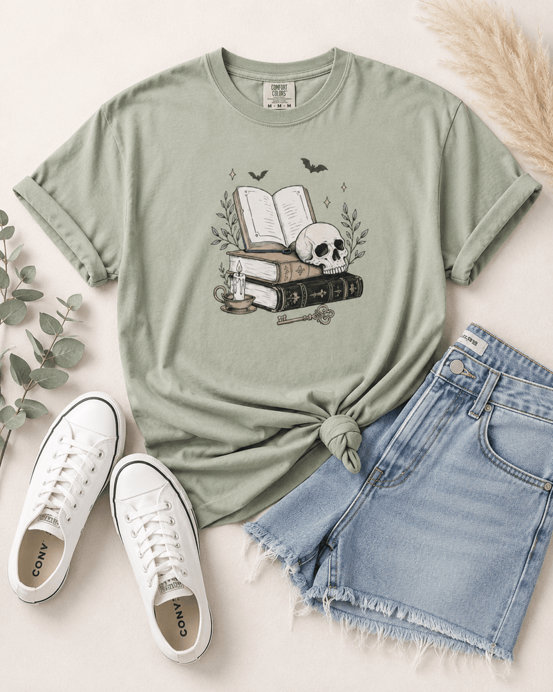 Dark Academia Graphic Tee - T-SHIRT - TheSpinedLife