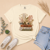 The Book Lover Botanical Tee