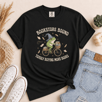 Bookstore Bound Toadly Buying More Books Tee - T-SHIRT - TheSpinedLife