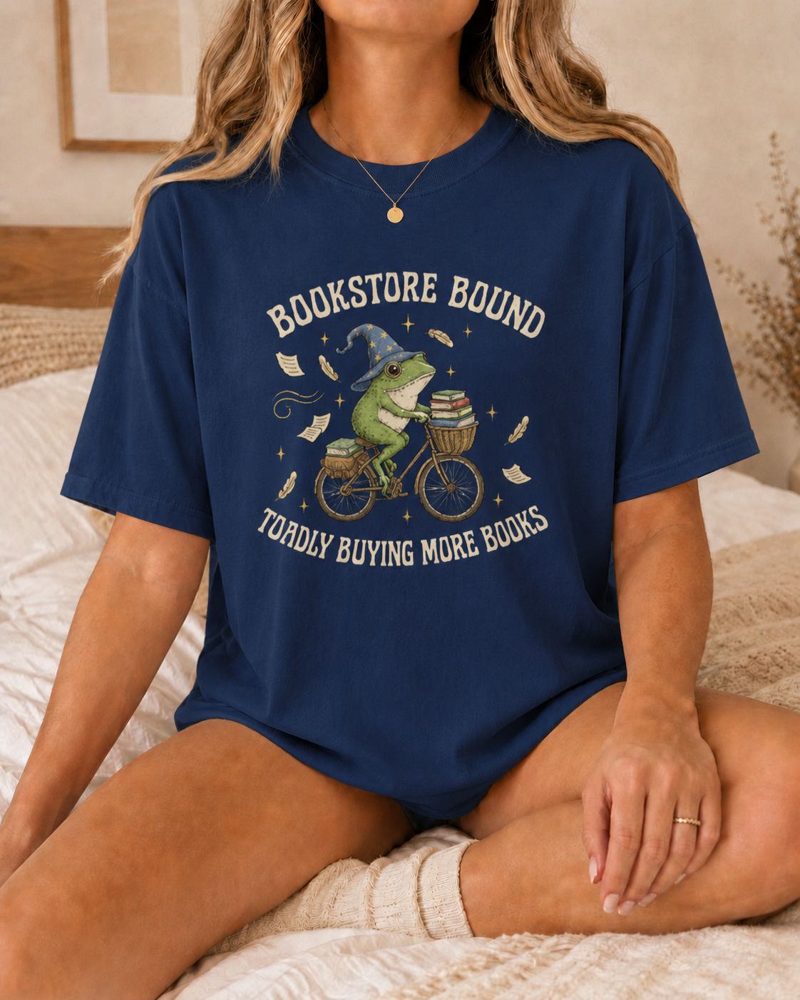 Bookstore Bound Toadly Buying More Books Tee
