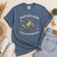 Bookstore Bound Toadly Buying More Books Tee - T-SHIRT - TheSpinedLife