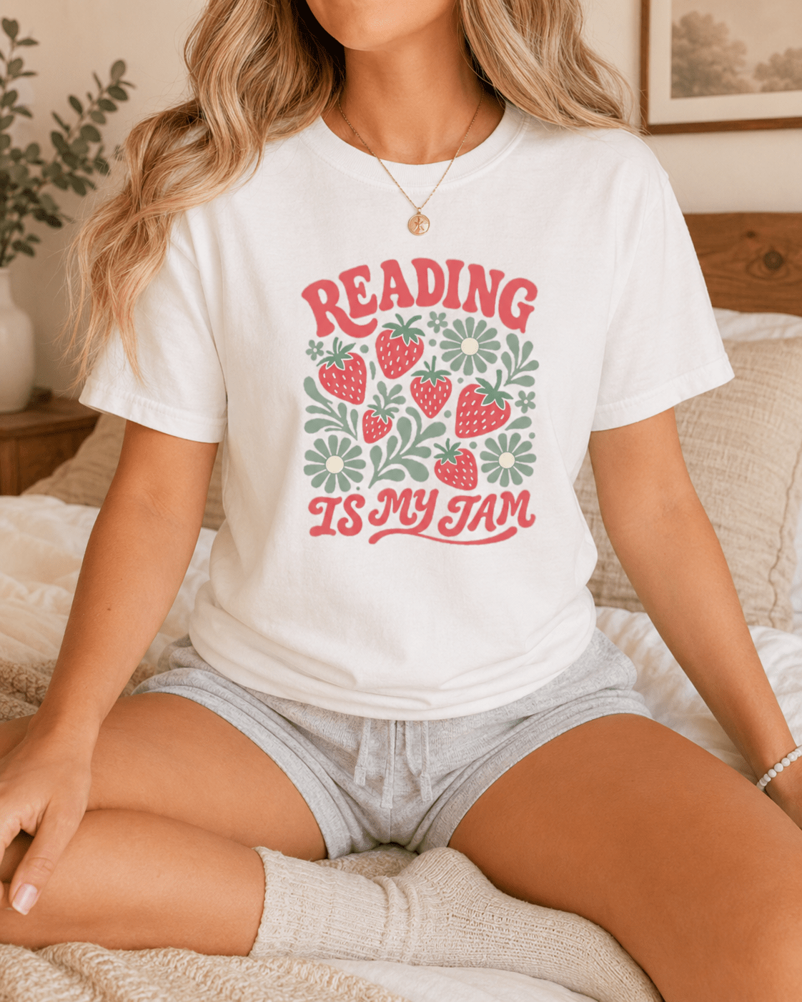 Reading Is My Jam Graphic Tee - T-SHIRT - TheSpinedLife