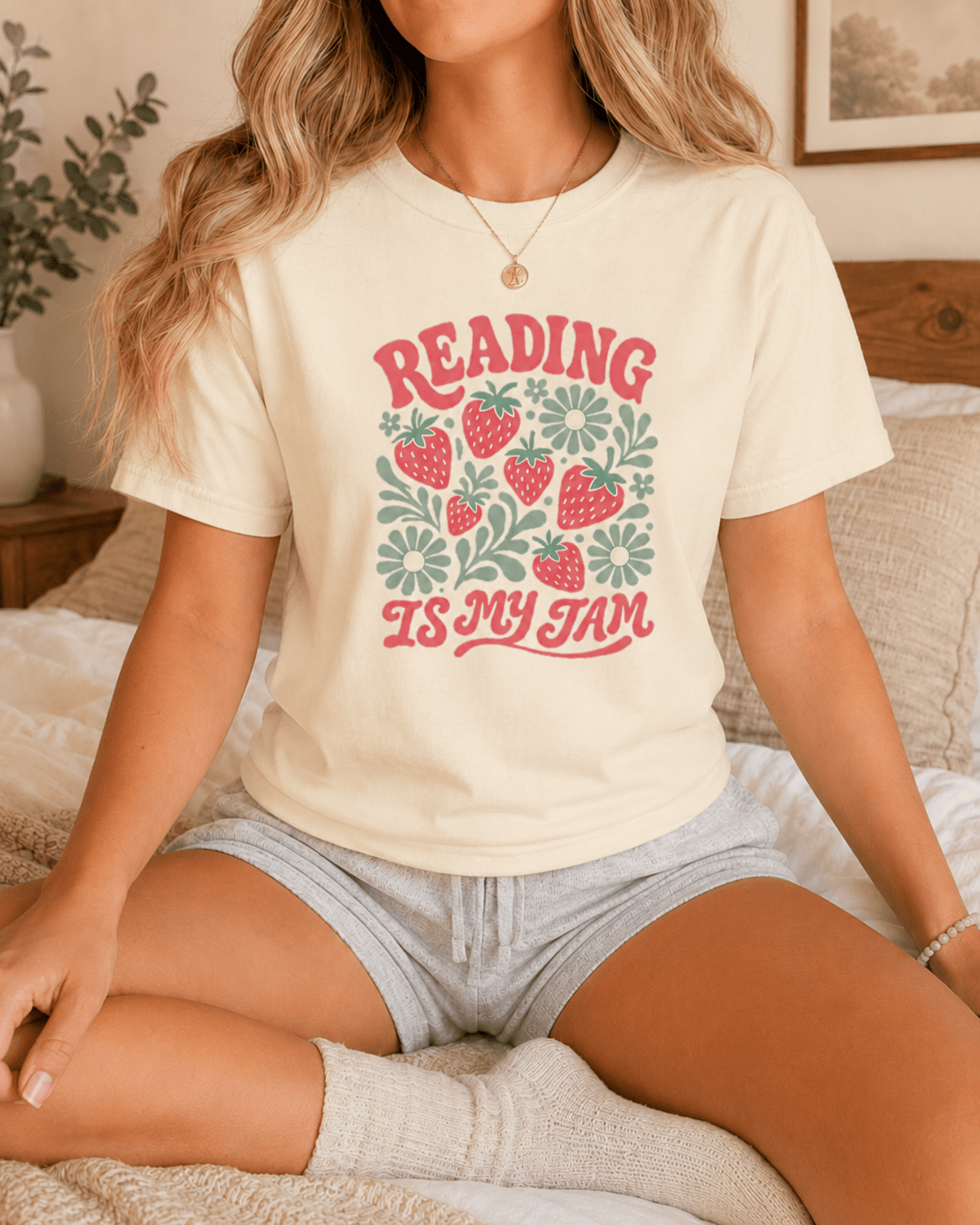 Reading Is My Jam Graphic Tee - T-SHIRT - TheSpinedLife