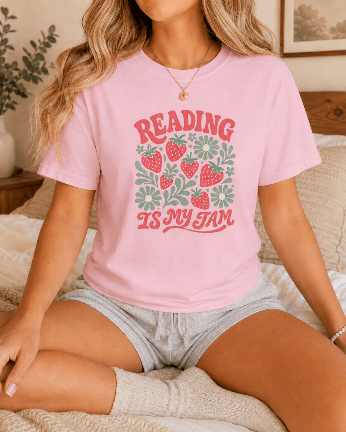 Reading Is My Jam Graphic Tee - T-SHIRT - TheSpinedLife