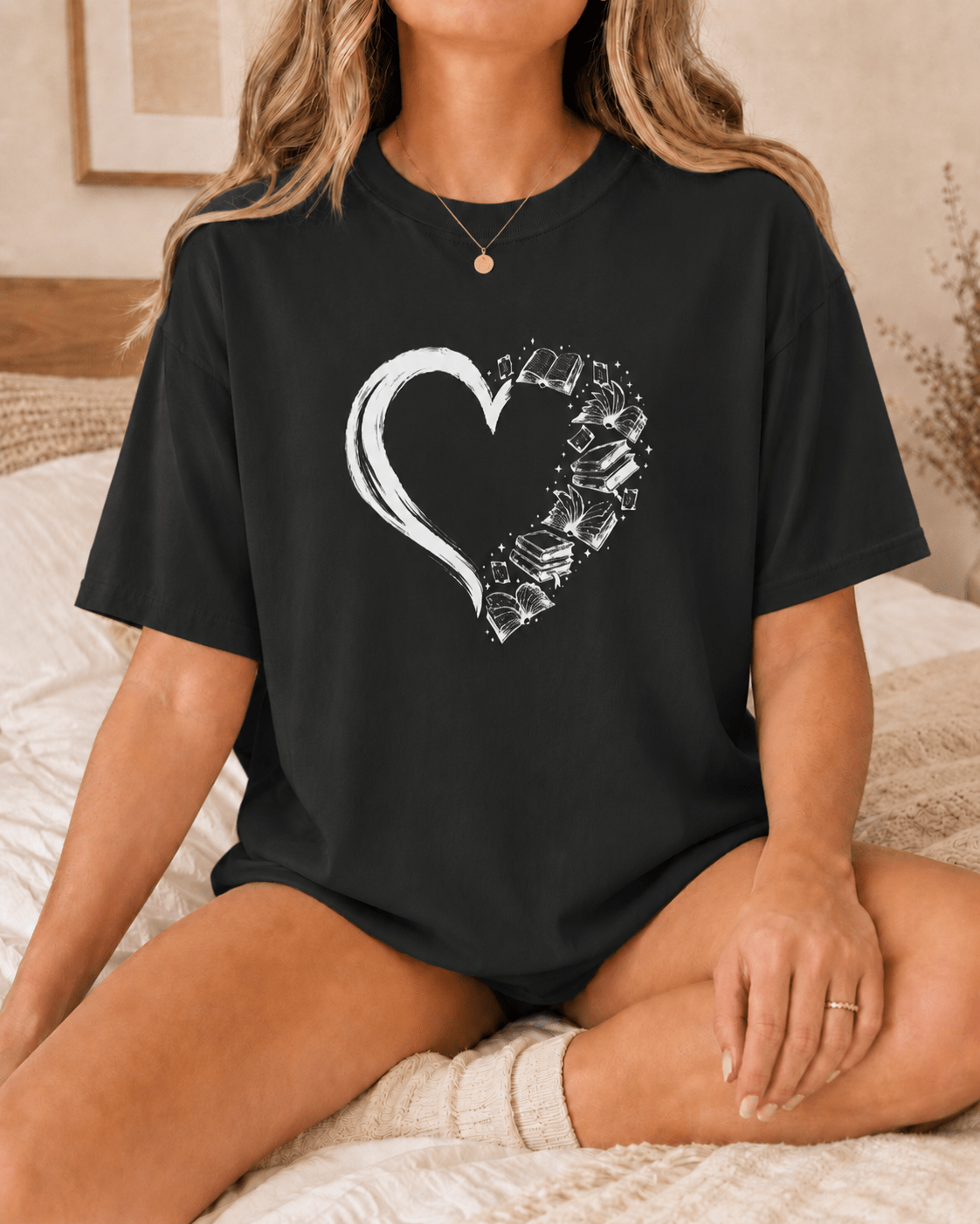 My Heart Is Made of Books Tee - T-SHIRT - TheSpinedLife