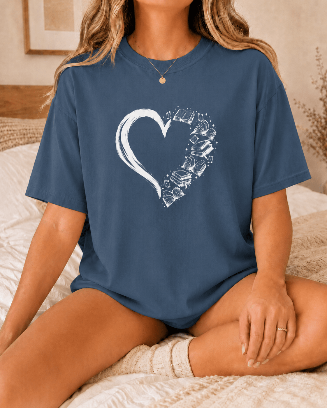 My Heart Is Made of Books Tee - T-SHIRT - TheSpinedLife