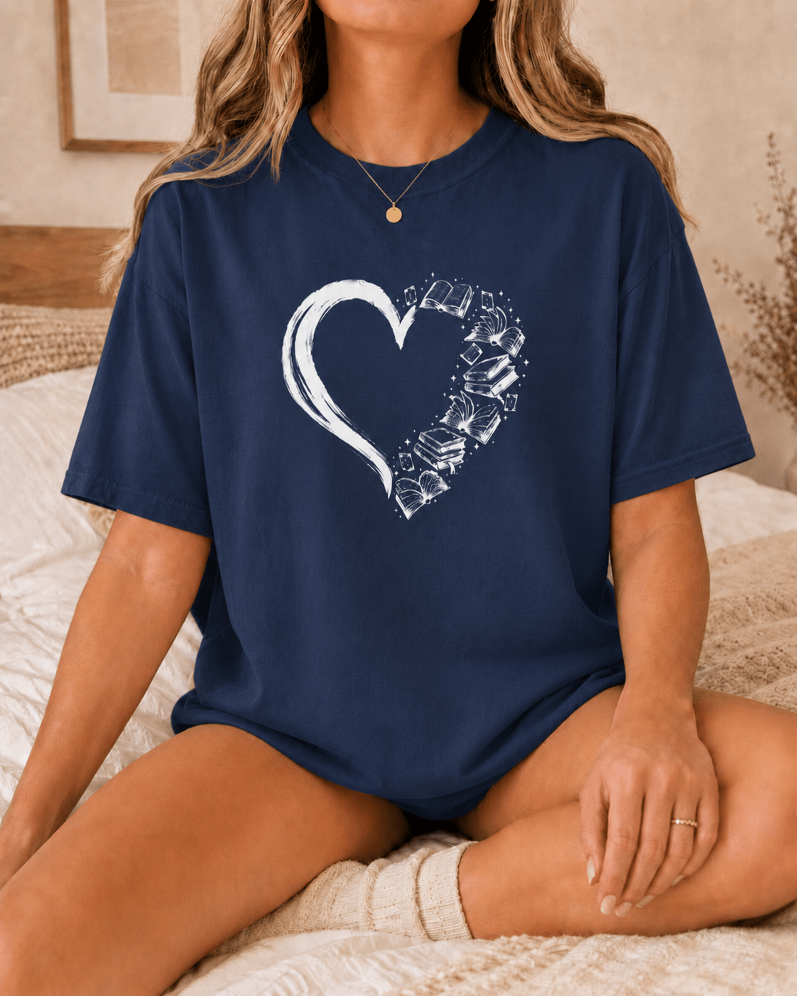 My Heart Is Made of Books Tee - T-SHIRT - TheSpinedLife
