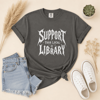 Support Your Local Library Tee - T-SHIRT - TheSpinedLife