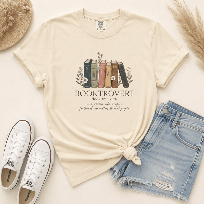 Booktrovert Tee - T-SHIRT - TheSpinedLife